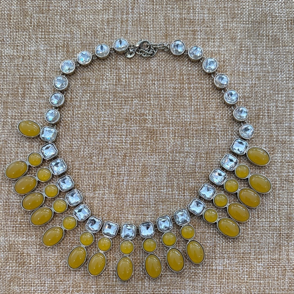 Yellow Stone Statement Necklace - Women Jewelry